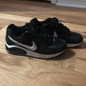 Nike black and white shoes